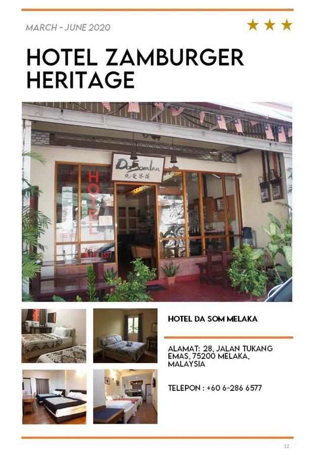 Hotel Zamburger Heritage Melaka Екстер'єр фото